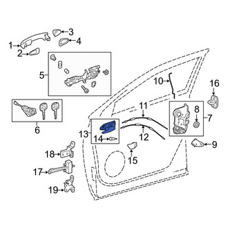 Toyota OE - Front Right Inner Interior Door Handle