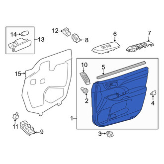 Toyota OE - Front Left Inner Door Interior Trim Panel