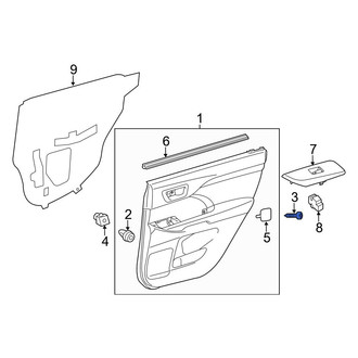 Toyota OE - Door Interior Trim Panel Screw
