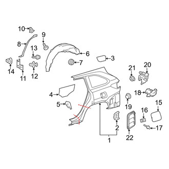 Toyota OE - Quarter Panel & Components