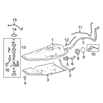 Toyota OE - Fuel System Components (Engine), (Hybrid Limited)
