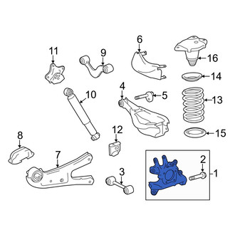 Toyota OE - Rear Right Suspension Knuckle