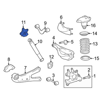 Toyota OE - Rear Right Upper Suspension Shock Absorber Bracket