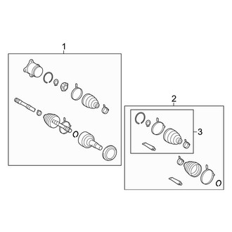 Toyota OE - Rear Suspension - Drive Axles