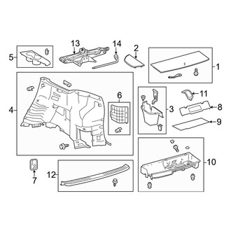 Toyota OE - Rear Body & Floor - Interior Trim