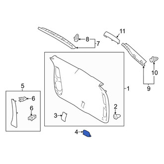 Toyota OE - Rear Liftgate Pull Handle