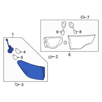 Toyota OE - Rear Right Outer Tail Light Assembly
