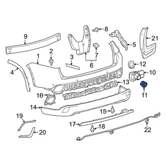 Toyota OE - Rear Parking Aid Sensor Housing