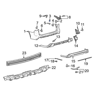 Toyota OE - Bumper Cover Insulator