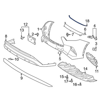 Toyota OE - Front Hood Seal