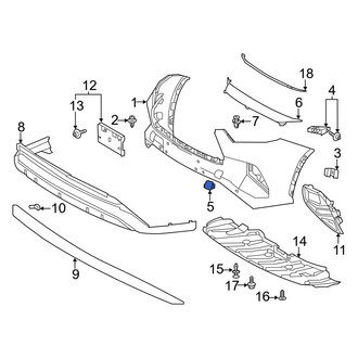 Toyota OE - Front Right Tow Eye Cap