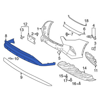 Toyota OE - Rear Lower Bumper Cover