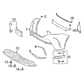 Toyota OE - Front Hood Seal