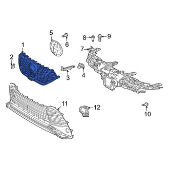 Toyota OE - Front Upper Grille