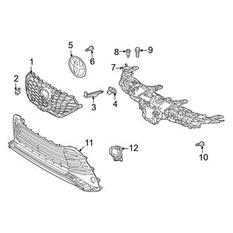 Toyota OE - Front Bumper & Grille - Grille & Components (XSE)