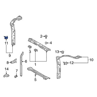 Toyota OE - Right Fender Bracket