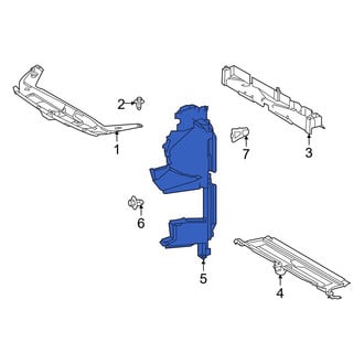 Toyota OE - Front Left Radiator Support Baffle