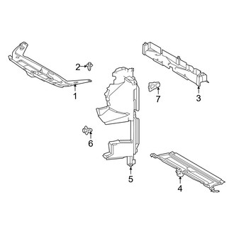 Toyota OE - Radiator Support - Splash Shields
