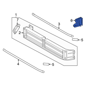Toyota OE - Left Radiator Shutter Bracket