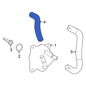 Toyota OE - Right Radiator Coolant Hose