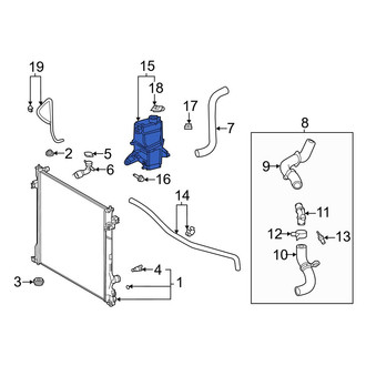 Toyota OE - Engine Coolant Reservoir
