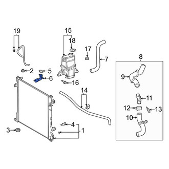 Toyota OE - Engine Coolant Filler Neck