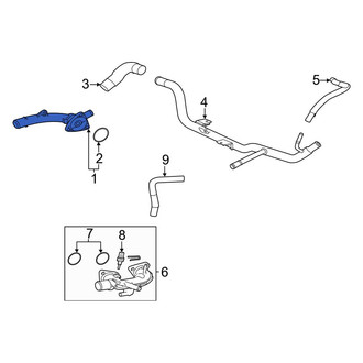 Toyota OE - Engine Coolant Inlet Flange