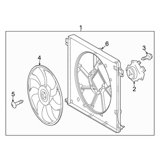 Toyota OE - Cooling Fan (2.5L)