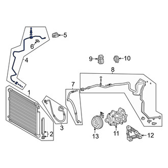 Toyota OE - Front A/C Refrigerant Liquid Hose