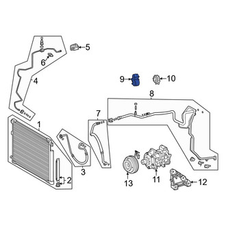 Toyota OE - A/C Refrigerant Line Clamp