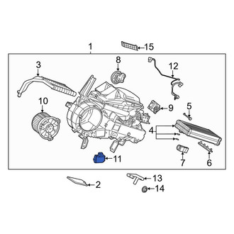 Toyota OE - Rear HVAC Blower Motor Control Module