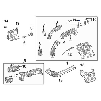Toyota OE - Right Fender Seal