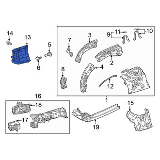 Toyota OE - Front Right Mud Guard