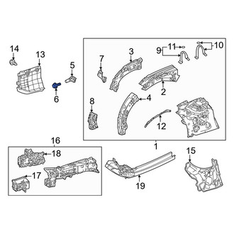 Toyota OE - Fender Apron Bolt