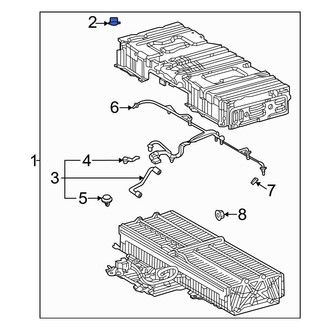 Toyota OE - Drive Motor Battery Pack Nut