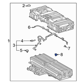 Toyota OE - Drive Motor Battery Pack Nut