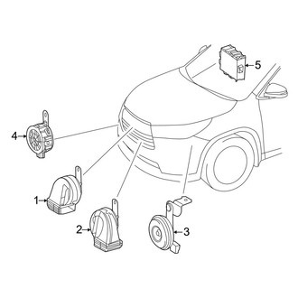 Toyota OE - Electrical - Horn