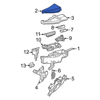 Toyota OE - Upper Fuse and Relay Center Cover