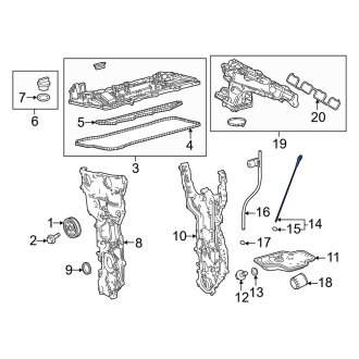 Toyota Grand Highlander OEM Engine Parts | Rebuild Kits, Pistons ...