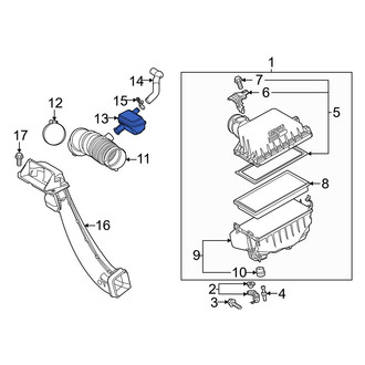 Toyota OE - Engine Air Intake Resonator