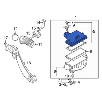 Toyota OE - Air Filter and Housing Assembly