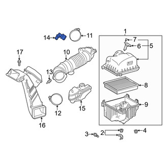 Toyota OE - PCV Valve Elbow