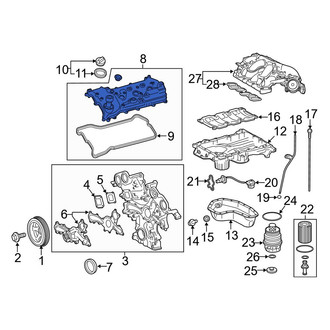 Toyota OE - Left Engine Valve Cover