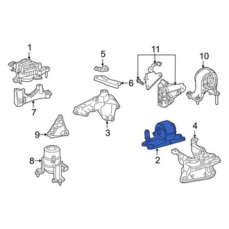 Toyota OE - Left Engine Mount