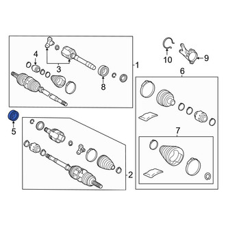 Toyota OE - Front Left CV Axle Shaft Seal