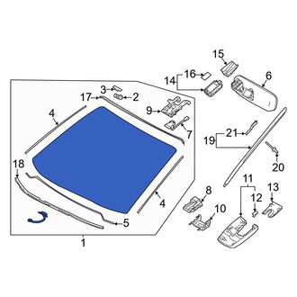 Toyota OE - Front Windshield
