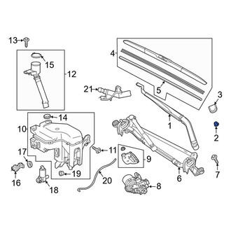 Toyota OE - Wiper Arm Nut