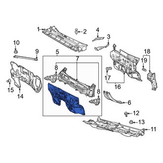 Toyota OE - Front Firewall