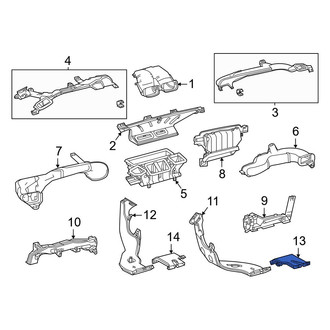 Toyota OE - Instrument Panel Air Duct