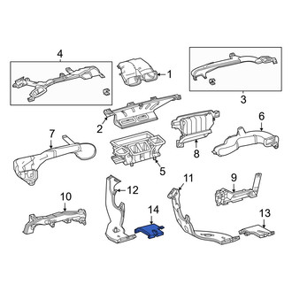 Toyota OE - Instrument Panel Air Duct